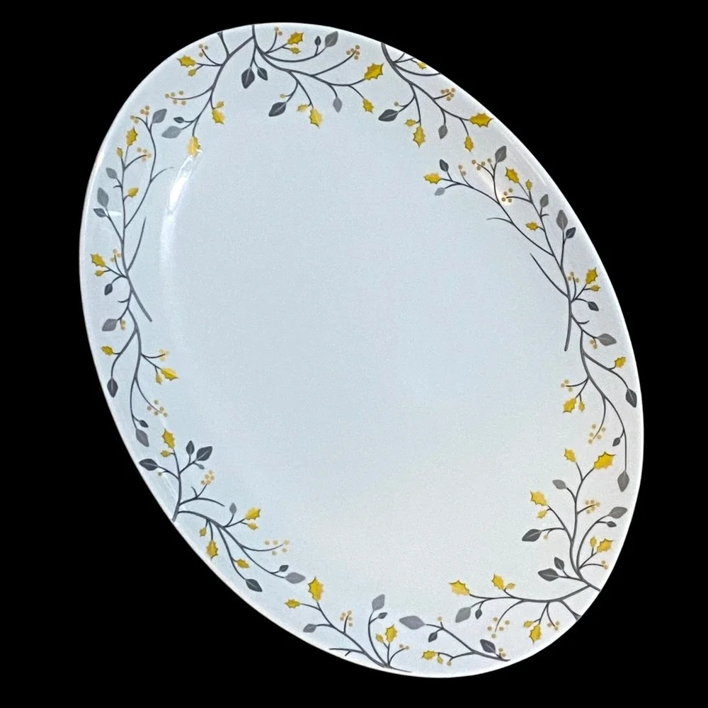 Pottery Barn Winter Luxe Caribou Oval Serving Platter Christmas Holiday Party